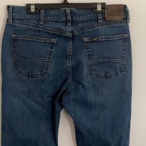 Lee Relaxed Blue Jeans with Classic Indigo Wash